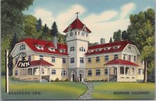 Redstone, Colorado Postcard REDSTONE INN Hotel / Curteich Linen 1948 - Unused picture
