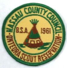 Onteora Scout Res (NY) 1961 Pocket Patch  BSA picture