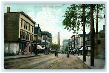 1907 Main Street Railway Amesbury Massachusetts MA Posted Antique Postcard picture
