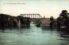 The Wiers Channel Wiers Massachusetts MA c1910 Postcard picture