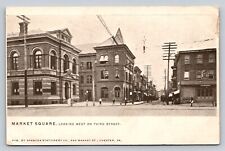 c1905 Market Square Looking West On Third Street Chester Pennsylvania P745 picture