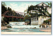Scenic View Of Joncy Gorge And Mill At Angelica New York NY Vintage Postcard picture