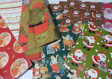 Vintage Santa Christmas Gift Wrapping Paper - Whimsical Novelty Classic picture
