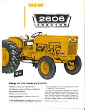 International 2606 Industrial 606 Utility Tractor Sales Brochure IH Bi-Fold 4pg picture