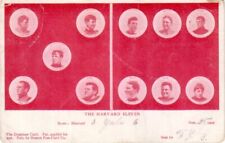 1905 Harvard football team photo & 1909 stadium postcards & 1903 Track receipt picture
