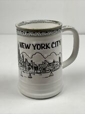 Vintage NEW YORK CITY Large Skyline Coffee/Tea Mug Pottery 5.25
