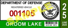 NEW AREA 51/GROOM LAKE STICKER picture