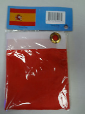 NWT SPAIN FLAG SPANISH RED YELLOW  - NEW IN PACKAGE picture