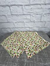 Vintage Patchwork Floral Material Fabric 70s Knit Crafts Clothing Cute 45