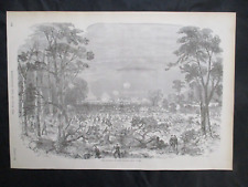 1894 Civil War Print - The Assault On Port Hudson, May 27, 1863 - FRAME IT picture