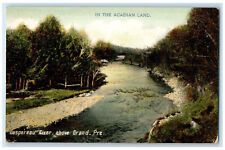 c1910 Gaspereau River Above Grand Pre In The Acadian NS Canada Antique Postcard picture