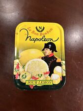 Vintage NAPOLEON Le Bon BONBONS Tin Sour Lemon From Belgium Good Condition picture