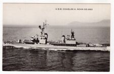 1962-1973 PC Destroyer DD-853 USS Charles H. Roan Original Postcard picture