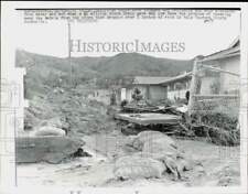 1965 Press Photo Remnants From Flooding And Mudslides In Simi Valley, California picture