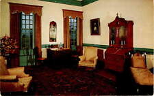 Library of Stratford Hall, Thomas Lee, Westmoreland County, Virginia, Postcard picture