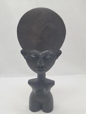 African Fertility Goddess Wood Carving 9.25
