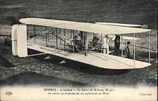 Pioneer Aviation Biplane of Wilburg Wright Early Airplane c1910 Vintage Postcard picture