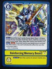 Reinforcing Memory Boost BT6-100 C - Digimon Card #18D picture