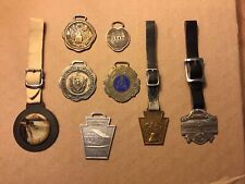 Vintage WATCH FOB TOKEN Lot: Odd Fellows, Masons, & More picture