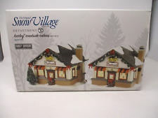 Dept 56 Snow Village Harley Roadside Cabins New In Box Christmas 4030735 picture