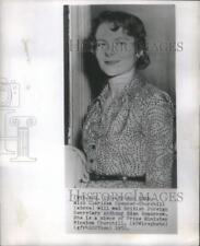 1952 Press Photo Miss Clarissa British Foreign Secretary Anthony Eden picture