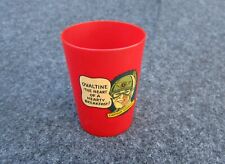 VINTAGE CAPTAIN MIDNIGHT OVALTINE PREMIUM RED CUP**1950s**WANDER COMPANY**NICE** picture