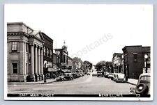 J90/ Merrill Wisconsin RPPC Postcard c40-50s Main Street Stores 292 picture
