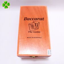 Baccarat The Game Churchill Havana Empty Wood Cigar Box 7.5