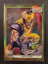 2023 Marvel Platinum Wolverine Yellow Spotlight #244/399 #87 SP Upper Deck Rare picture
