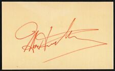 Morey Amsterdam d1996 signed autograph 3x5 Cut American Actor Comedian Producer picture