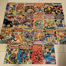 Marvel Comics Bronze Age Comic Book Mixed Lot of 22 TEAM-UP THOR FANTASTIC FOUR picture