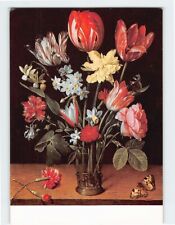 Postcard Flower painting By Jacob van Hulsdonck picture