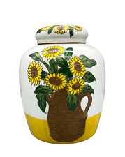 20th Century Chinese Sunflower Ginger Jar picture