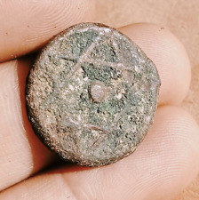 930 BCE Coin Star of David Jewish Israel KING SOLOMON DAVID Antique Old Ancient picture
