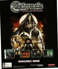 2008 Castlevania Order Of Ecclesia Video Game Vintage Print Ad Konami picture