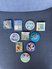 Disney Authentic Vintage Pin-back Buttons Assorted Lot of 10 No Duplicates (PB15 picture