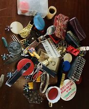 Vintage JUNK DRAWER Metal LOT Craft Smalls Collectables Trinkets picture