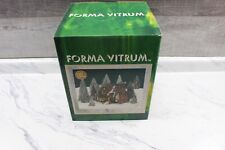 🎄FORMA VITRUM Bavarian Lodge Stained Glass House Vitreville 1997 Bill Job🎄 picture