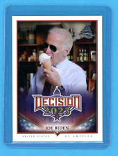 President Joe Biden #307 2023 Decision Update Silver Foil Capitol Parallel #7/23 picture
