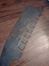 Antique Japanese Tool Huge Whaleback Saw Signed Large Teeth picture
