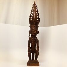 Large  and Gorgeous Hand-Carved Wooden Male Fertility Statue  picture