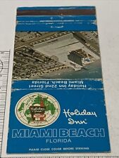 Front Strike Matchbook  Holiday Inn Miami Beach,Florida gmg picture