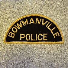 Vintage Bowmanville Police Shoulder Flash Patch - Durham Region ~ RARE ~ Unused picture