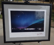 Signed Mark Kelley NIGHT LIGHTS - Comet Hale Bopp Matted & Framed picture