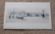 Milwaukee WI Wisconsin Port Motel 1950's Mom Pop Turinske Owners Postcard picture