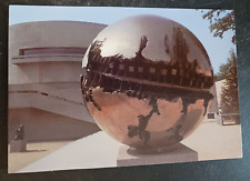 vtg postcard Arnaldo Pomodoro Sphere #6 sculpture art unposted picture