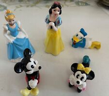 Vintage DISNEY Ceramic Figurines UCGC Japan - Lot of 5: Mickey, Minnie and More picture