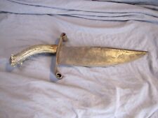 Civil War Confederate Bowie Knife * Stag handle picture