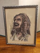Jesus Laughing Picture Print Christian religious Art 10 X 8 With Frame  picture