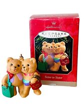 Hallmark Sister To Sister Ornament 1998 Vintage picture
